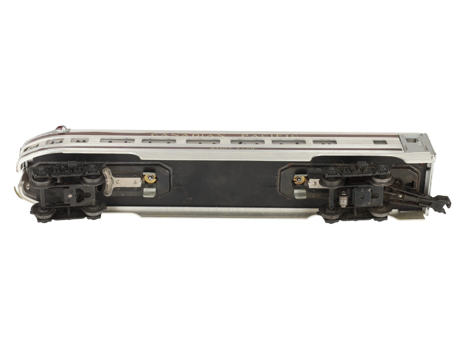 Lionel 2551 Vintage O Canadian Pacific Banff Park Aluminum Observation Car/Box