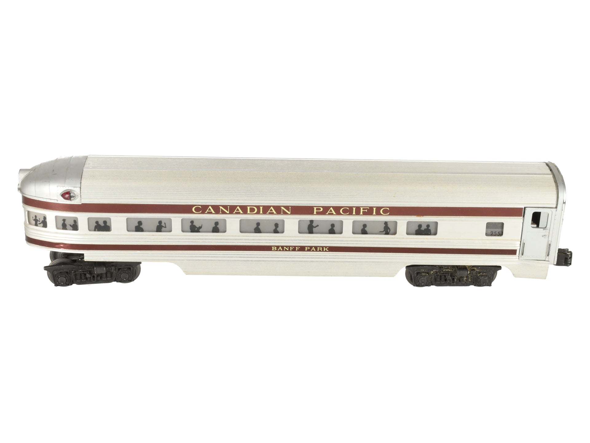 Lionel 2551 Vintage O Canadian Pacific Banff Park Aluminum Observation Car/Box