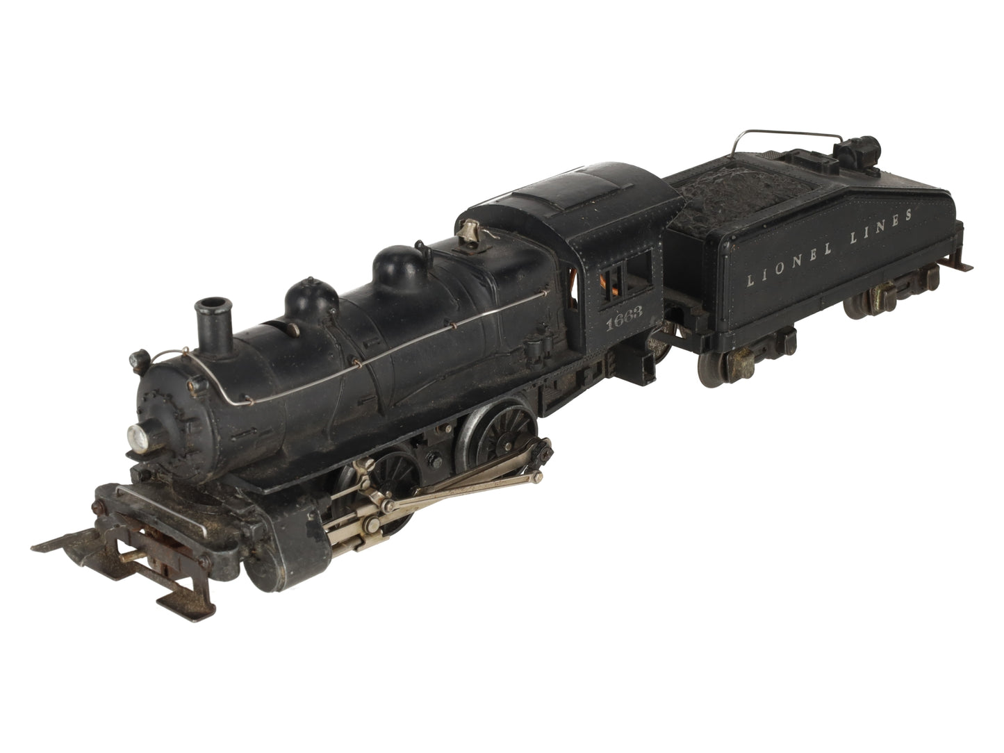 Lionel 1663 Vintage O Prewar 0-4-0 Steam Switcher & Tender VG