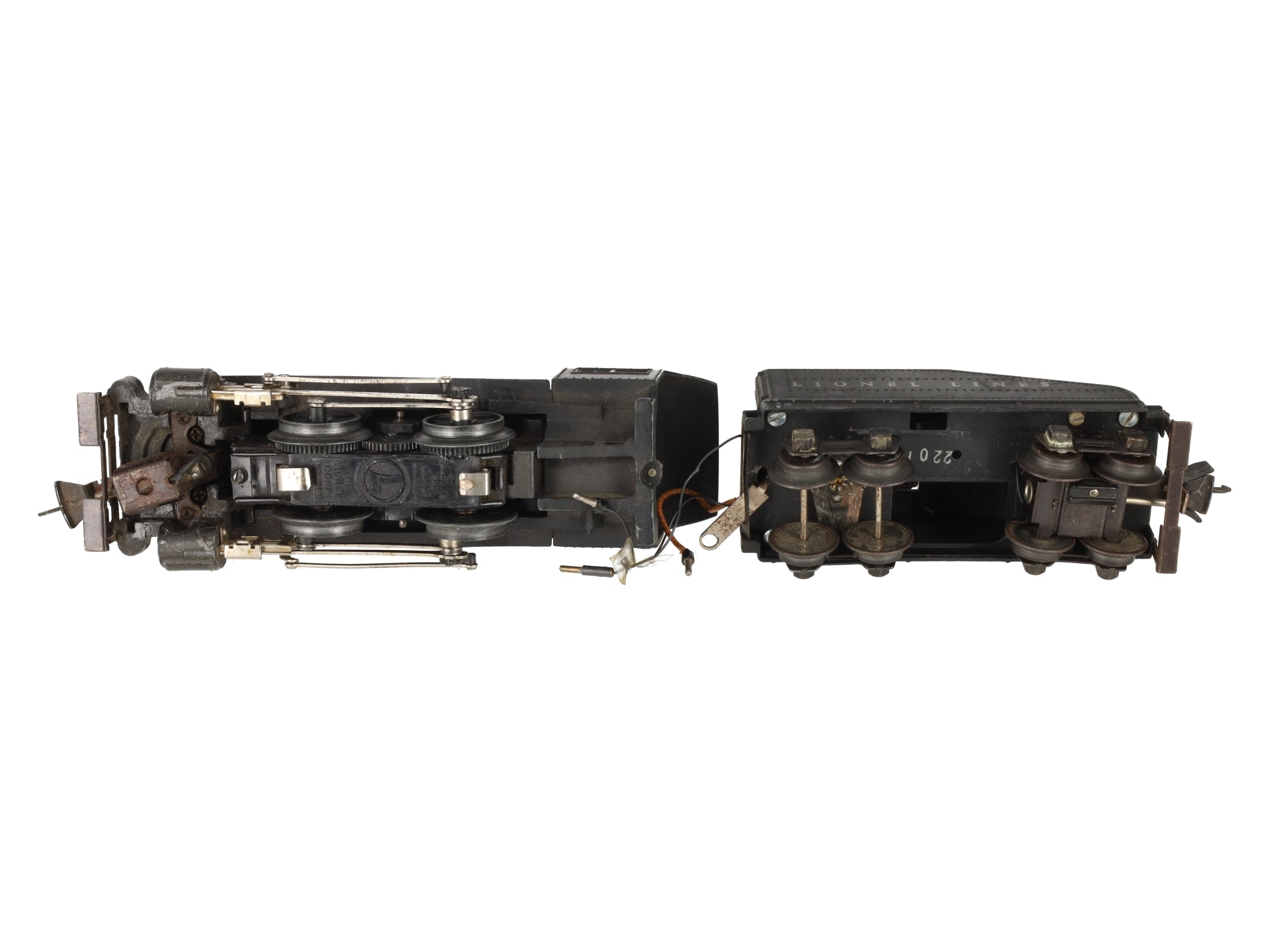 Lionel 1663 Vintage O Prewar 0-4-0 Steam Switcher & Tender VG
