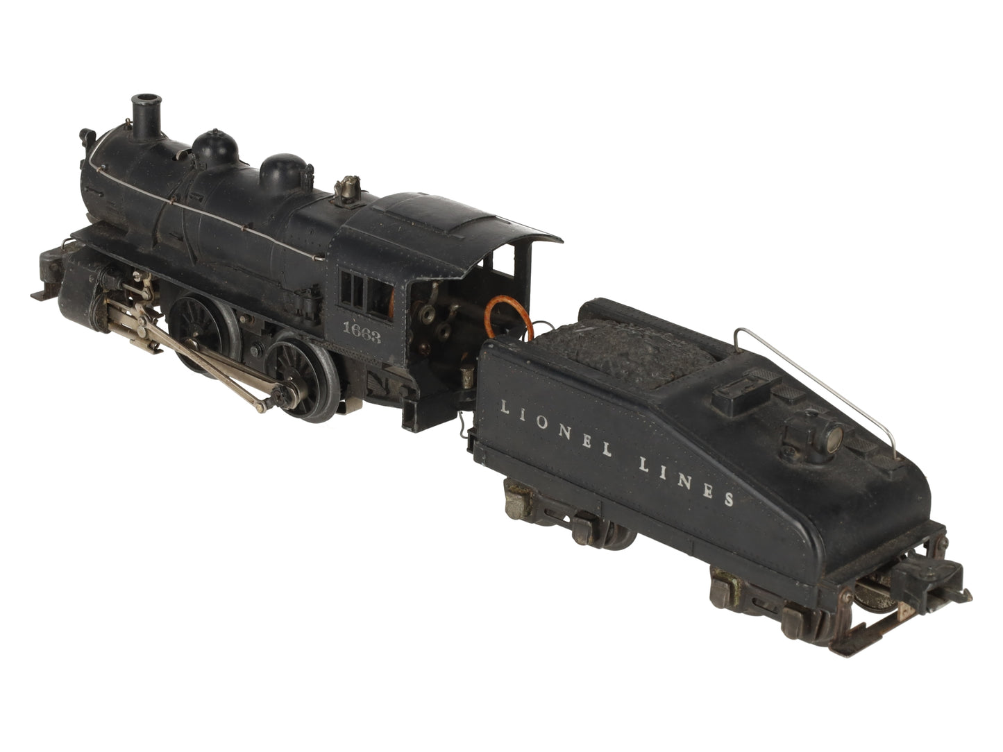 Lionel 1663 Vintage O Prewar 0-4-0 Steam Switcher & Tender VG