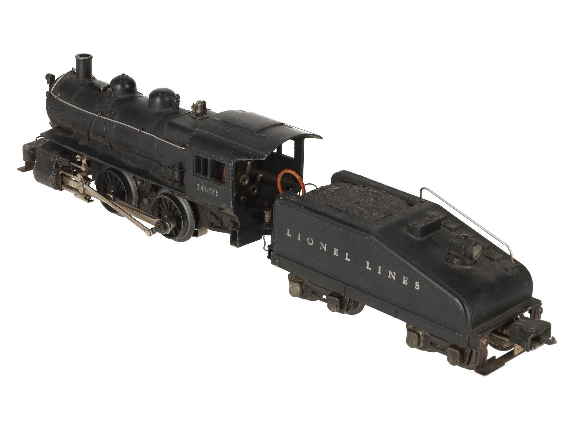 Lionel 1663 Vintage O Prewar 0-4-0 Steam Switcher & Tender VG
