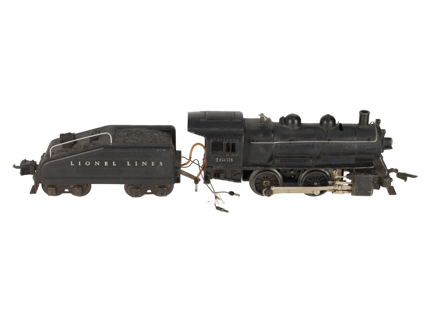 Lionel 1663 Vintage O Prewar 0-4-0 Steam Switcher & Tender VG
