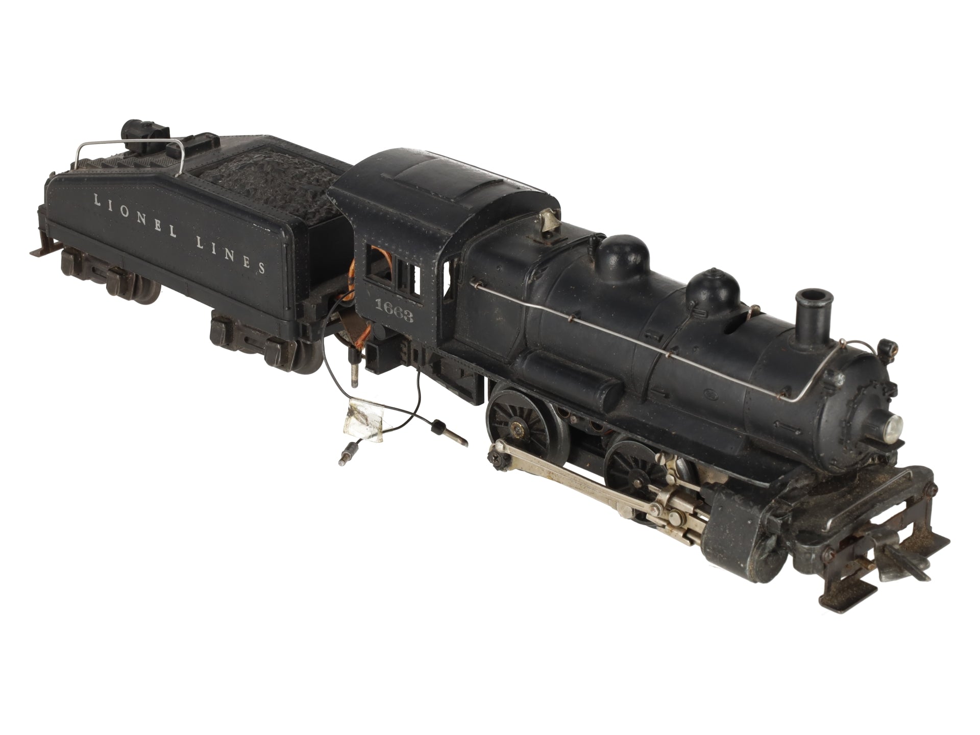 Lionel 1663 Vintage O Prewar 0-4-0 Steam Switcher & Tender VG