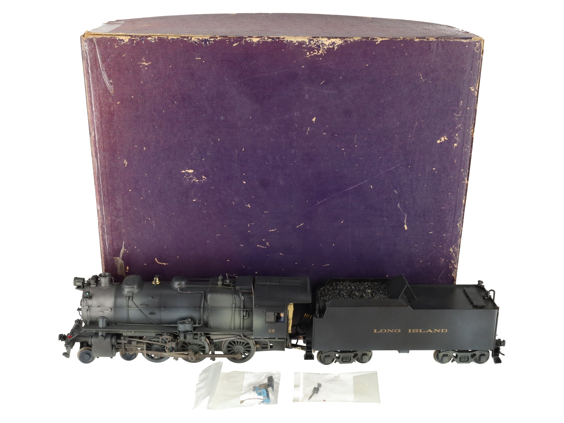 US Hobbies/KTM Models O Gauge LIRR G5 4-6-0 Steam Locomotive & Tender -Painted