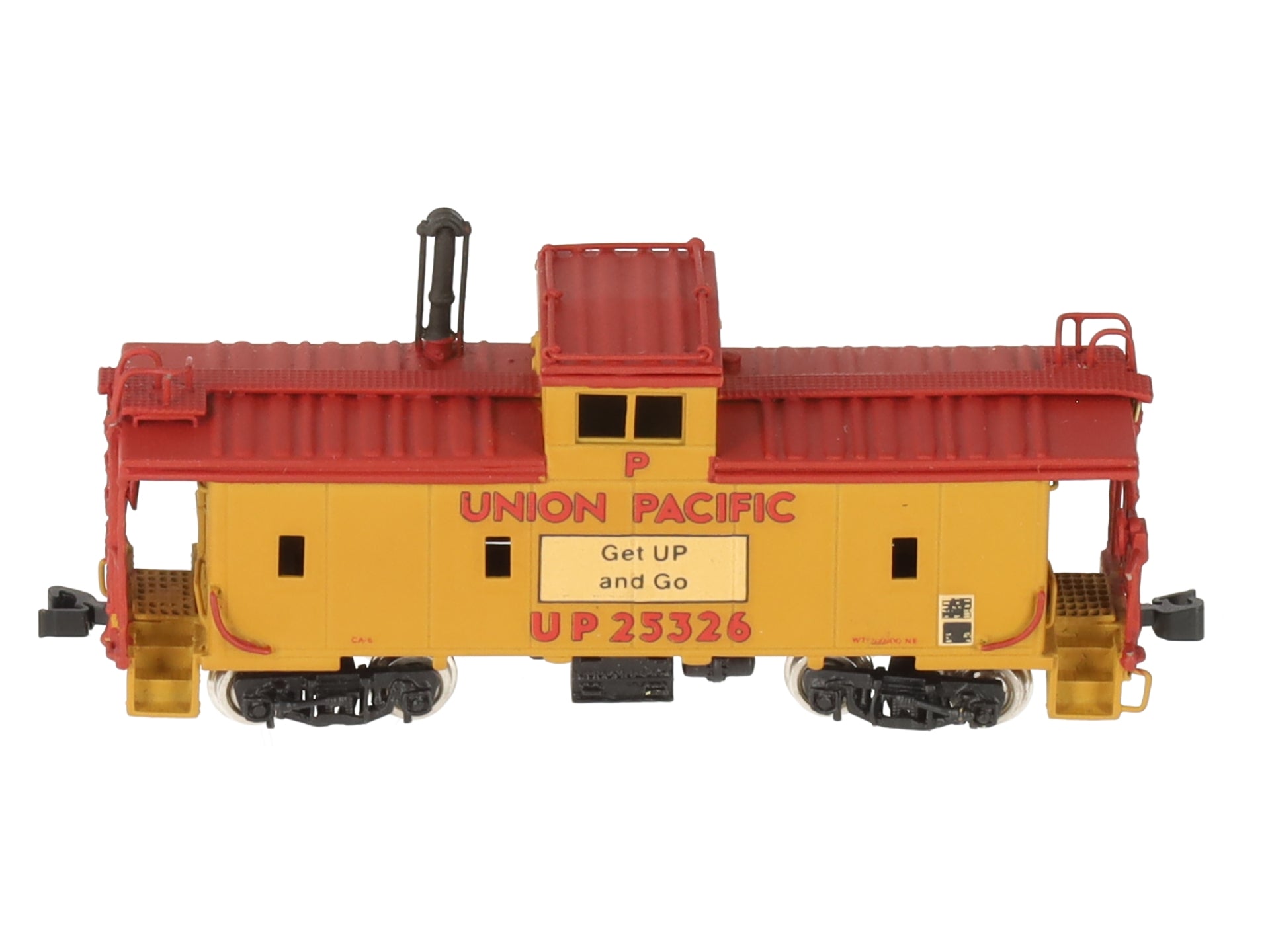 Hallmark Models N Scale BRASS Union Pacific Riveted Steel Caboose EX/Box