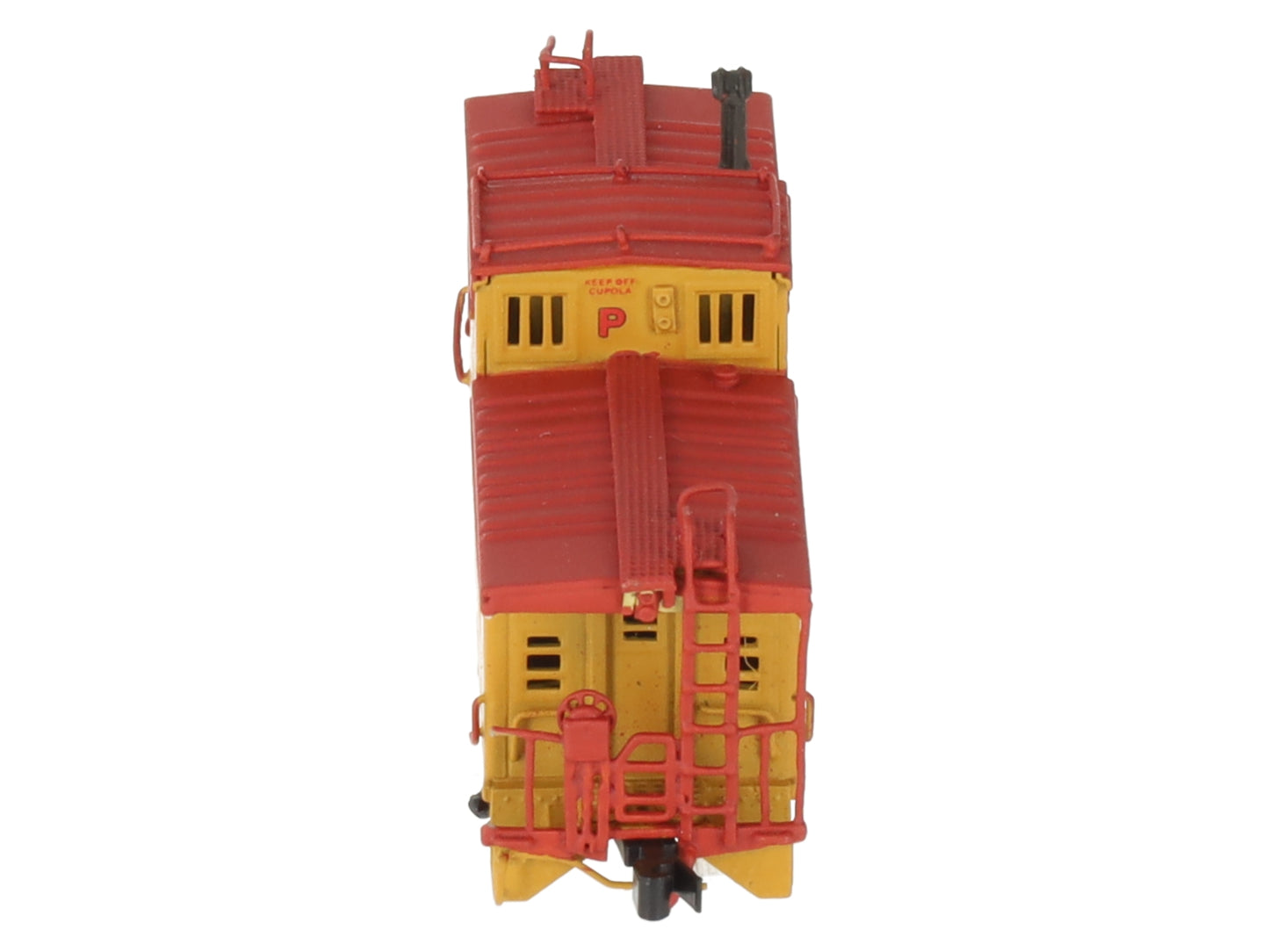 Hallmark Models N Scale BRASS Union Pacific Riveted Steel Caboose EX/Box