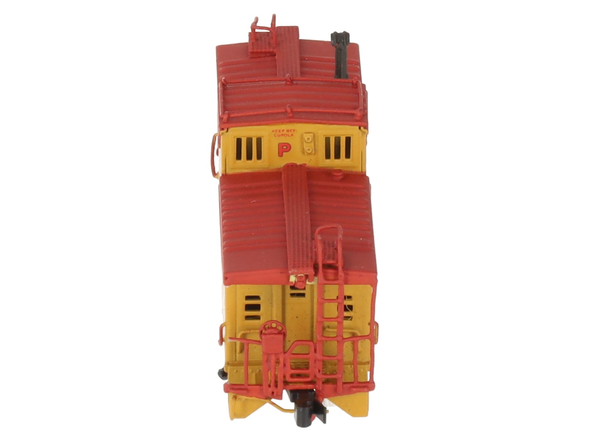 Hallmark Models N Scale BRASS Union Pacific Riveted Steel Caboose EX/Box