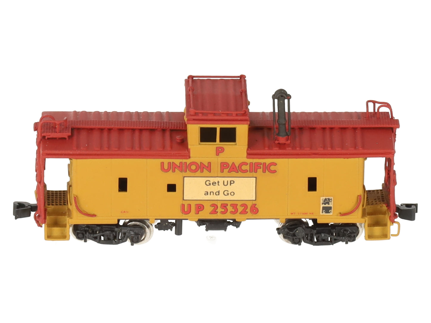 Hallmark Models N Scale BRASS Union Pacific Riveted Steel Caboose EX/Box