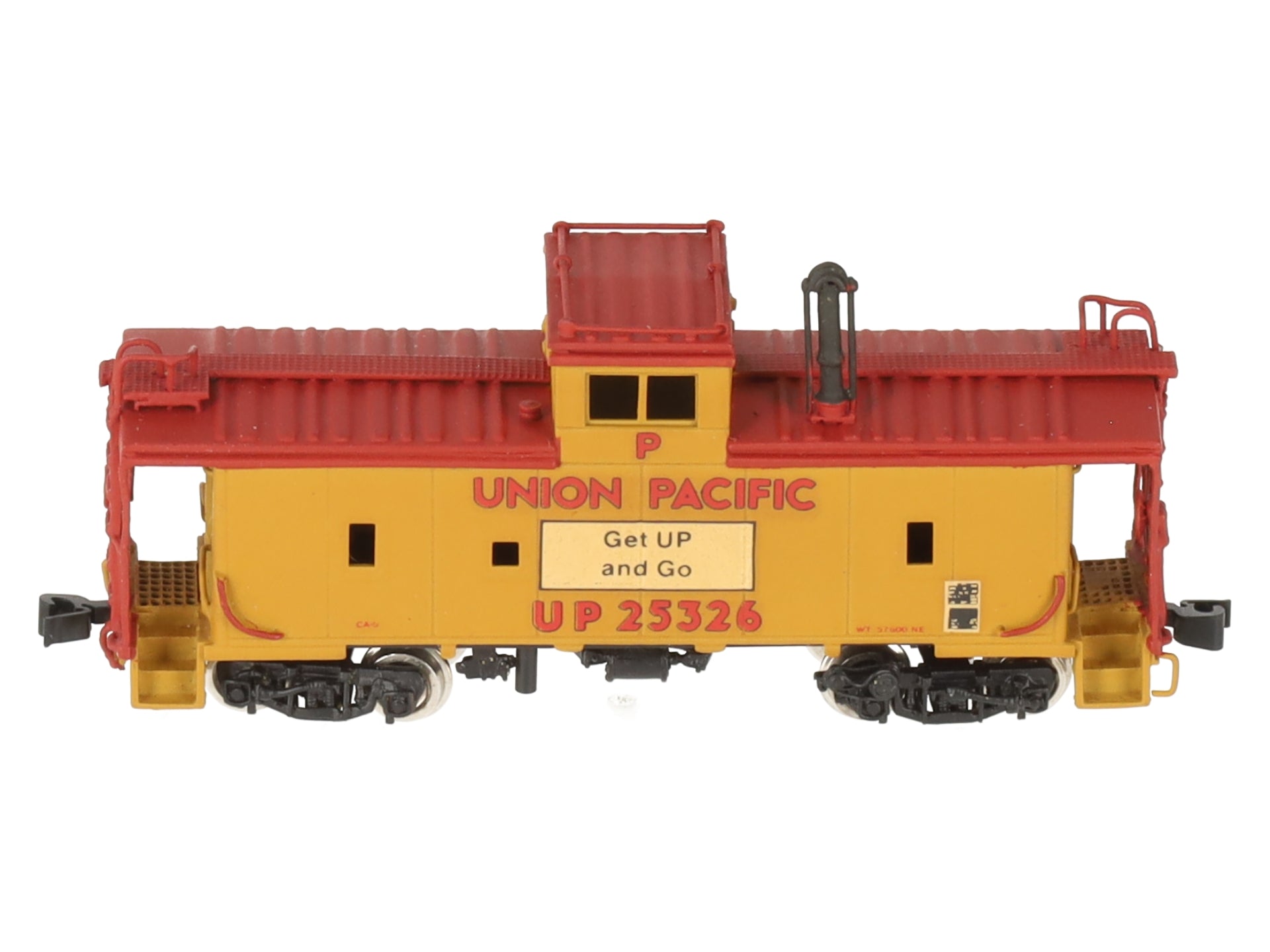 Hallmark Models N Scale BRASS Union Pacific Riveted Steel Caboose EX/Box
