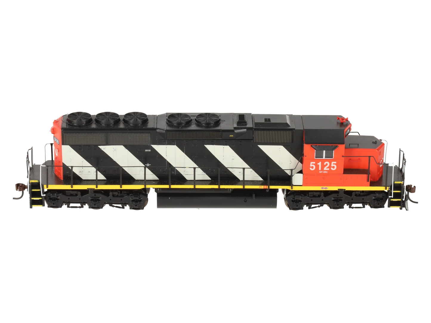 Athearn 93548 HO Scale Canadian National Zebra SD40 Diesel Locomotive #5125 EX/Box