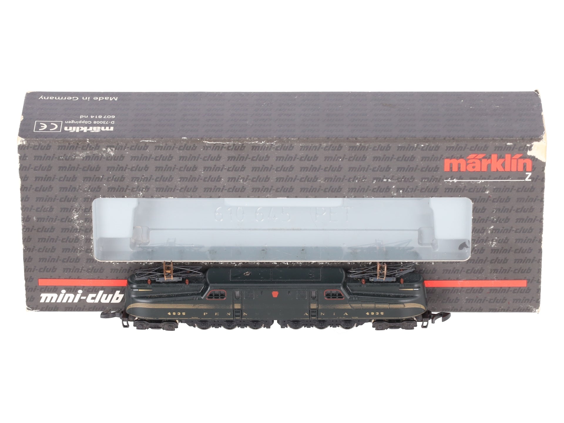 Marklin 88490 Z Pennsylvania Class GG-1 Electric Locomotive #4935 EX/Box