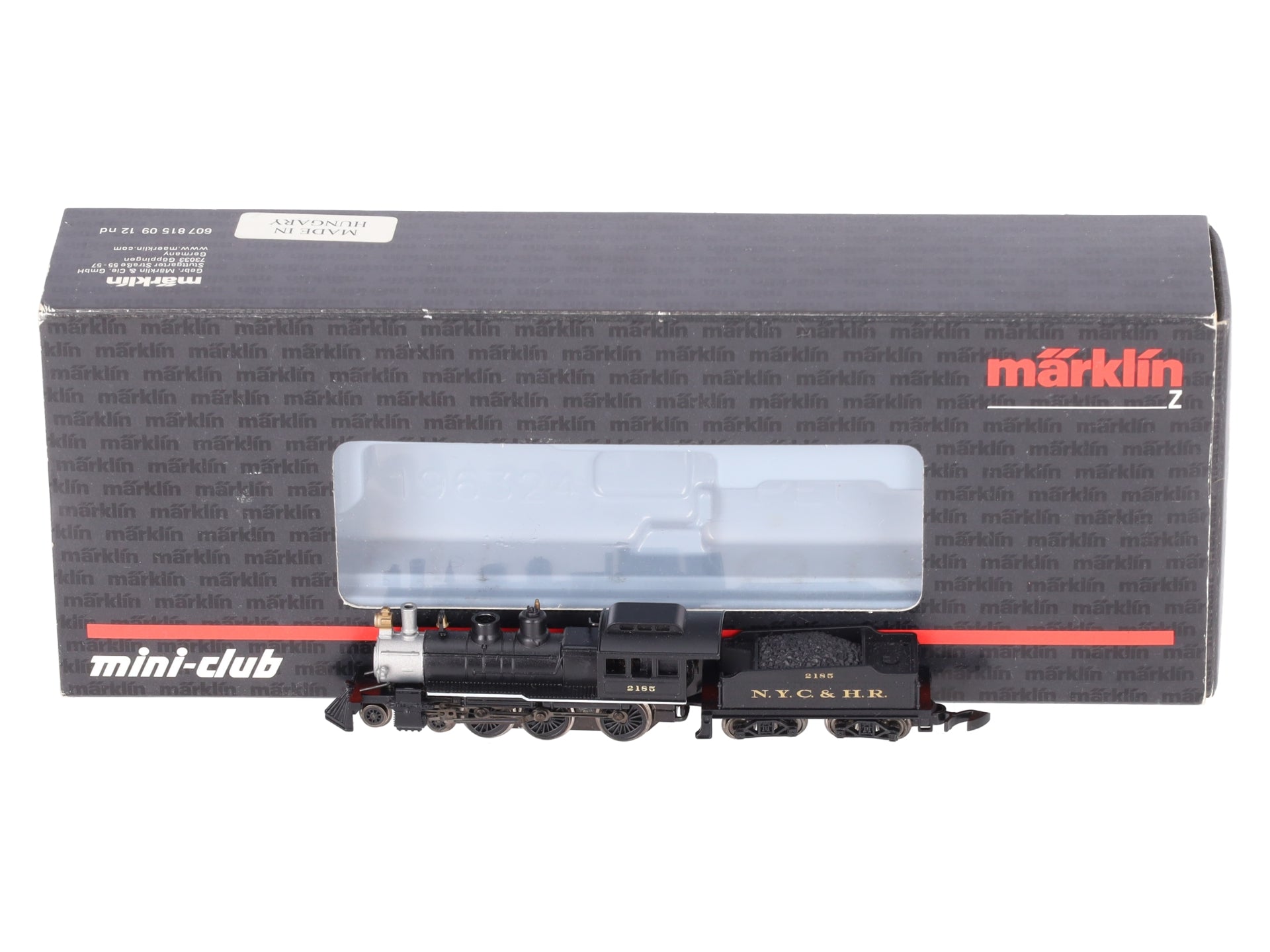 Marklin 88036 Z New York Central & Hudson River 4-6-0 Steam Locomotive EX/Box