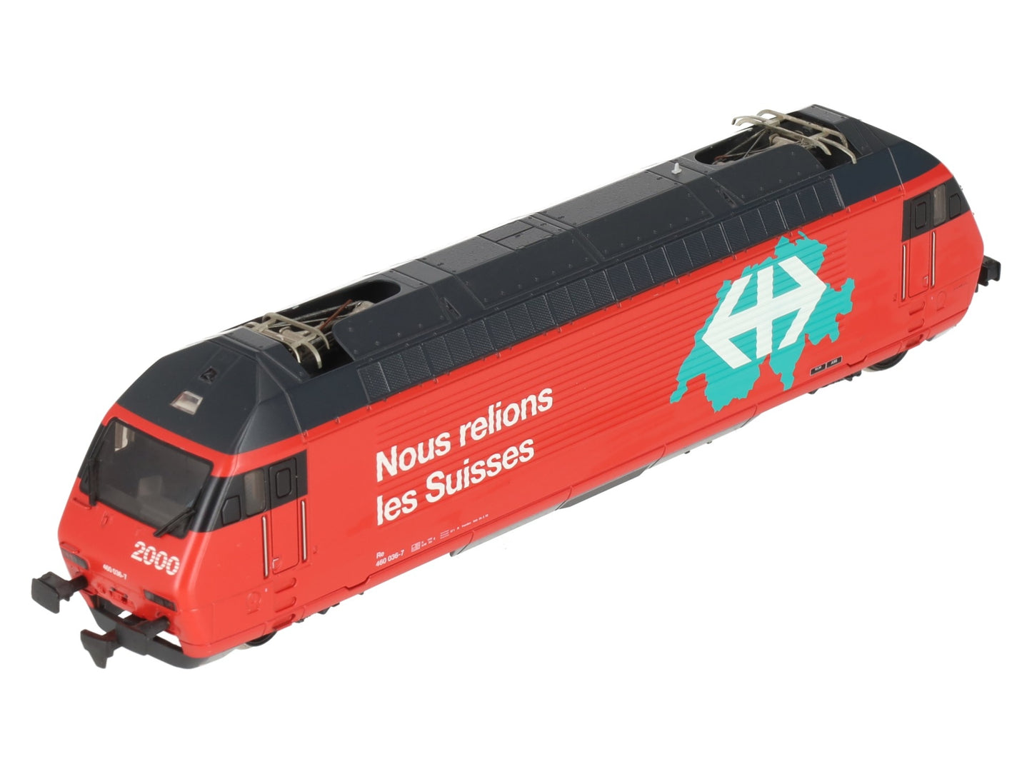 HAG 281 SBB Wir Verbinden f/i Re 4/4 Electric Locomotive #460 035-7 EX/Box