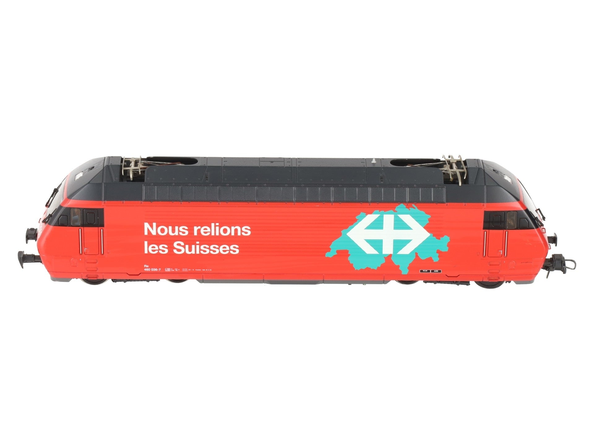 HAG 281 SBB Wir Verbinden f/i Re 4/4 Electric Locomotive #460 035-7 EX/Box