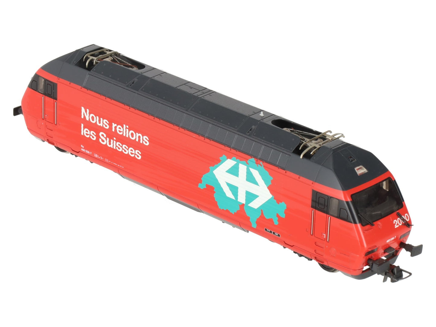 HAG 281 SBB Wir Verbinden f/i Re 4/4 Electric Locomotive #460 035-7 EX/Box