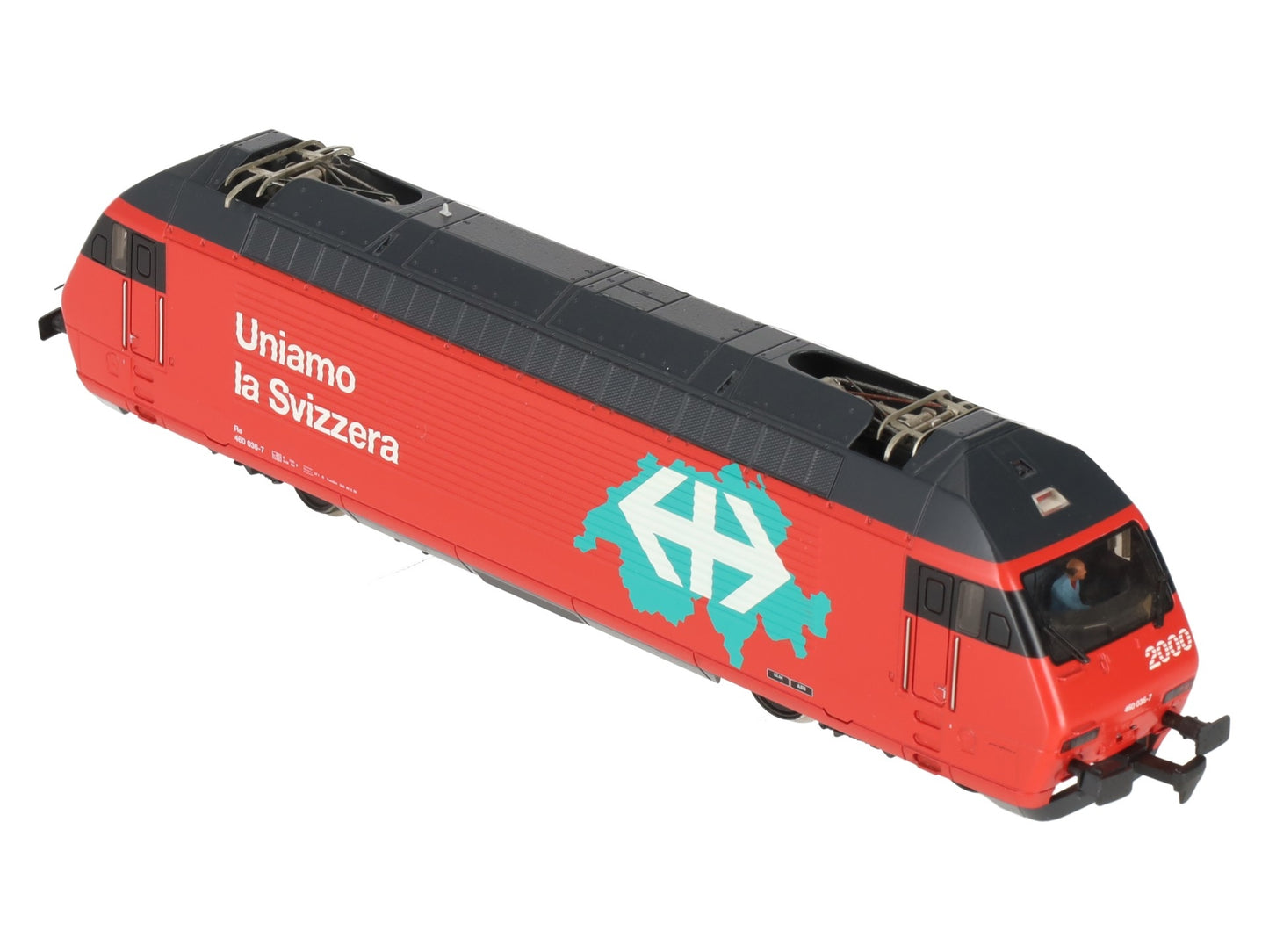 HAG 281 SBB Wir Verbinden f/i Re 4/4 Electric Locomotive #460 035-7 EX/Box