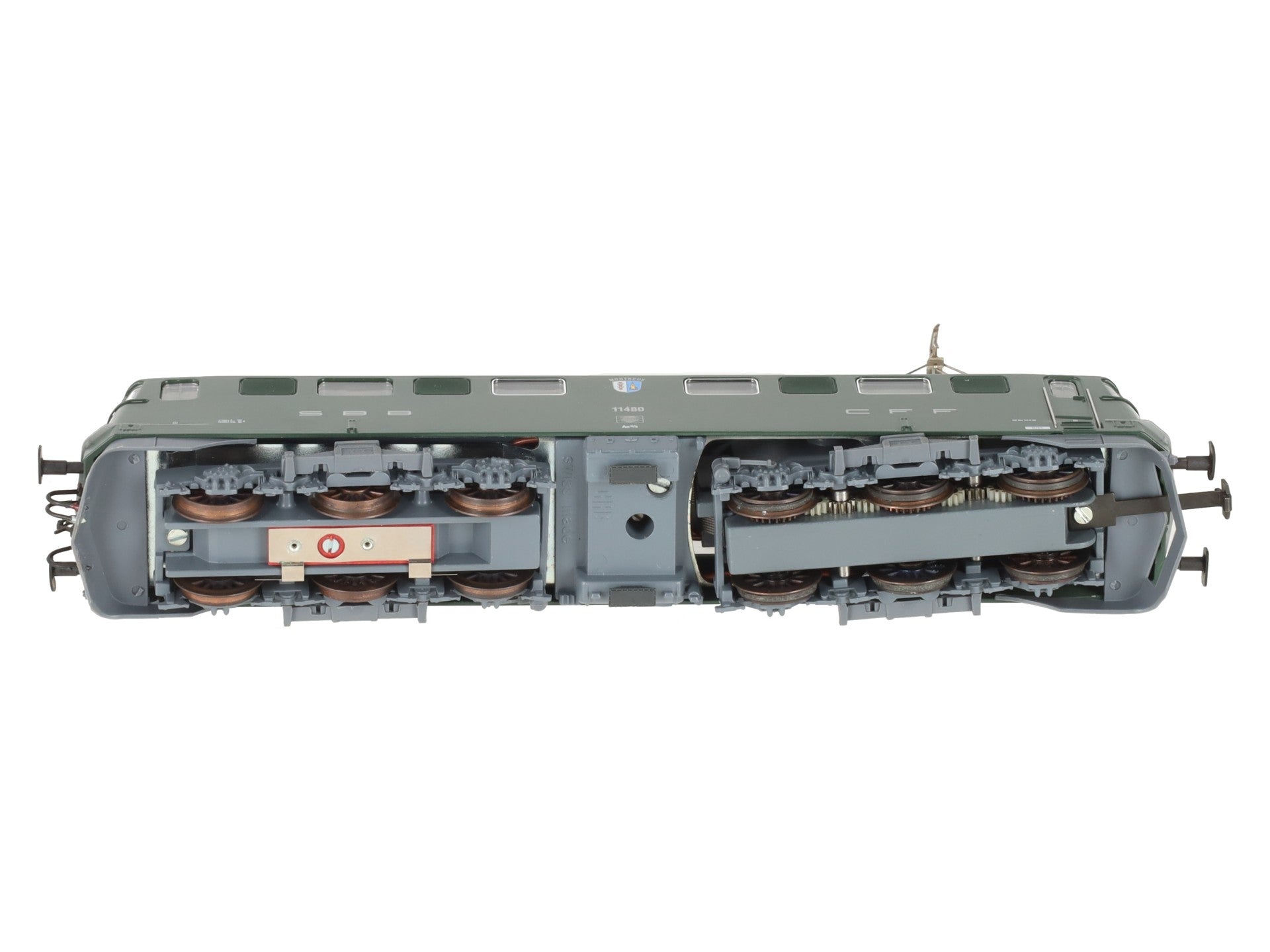 HAG 123 HO SBB Ae 6/6 Stadtelok grun Electric Locomotive #11480 EX/Box
