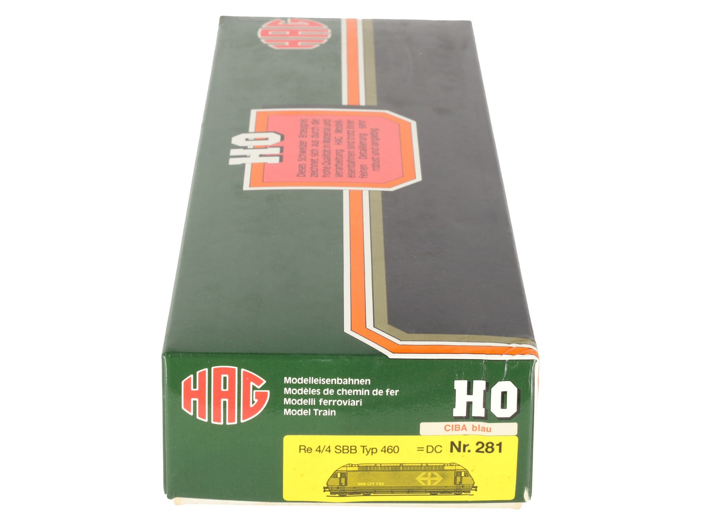 HAG 281 SBB Ciba Re 4/4 Electric Locomotive EX/Box
