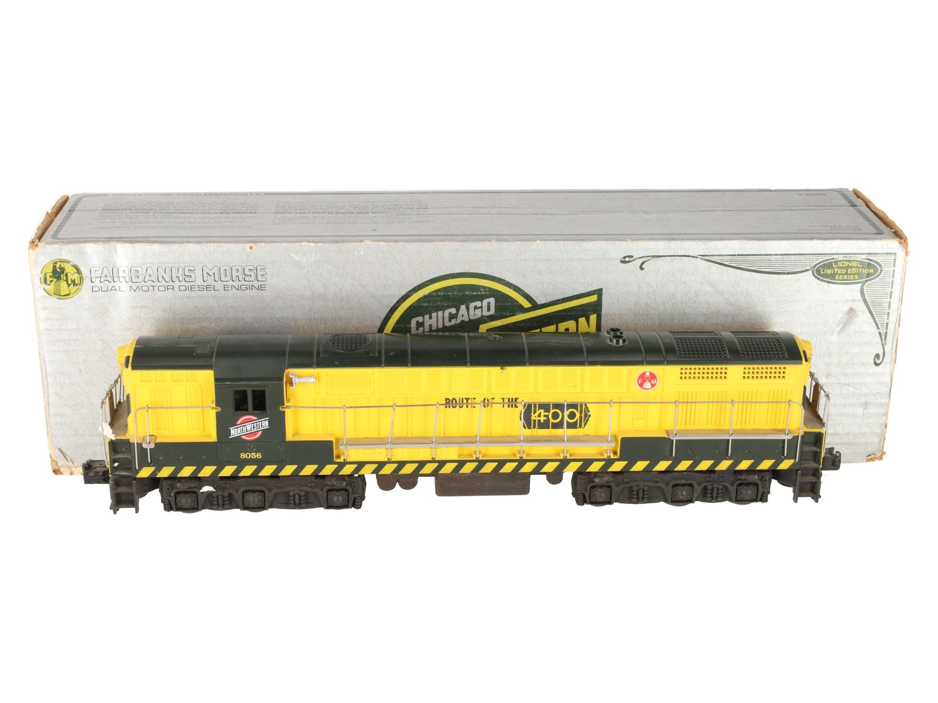 Lionel 6-8056 O Gauge Chicago & Northwestern FM Diesel Locomotive #8056 VG/Box