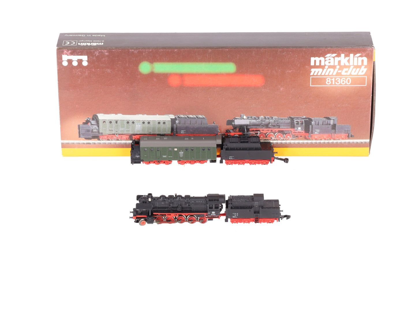 Marklin 81360 Z DB Steam Powered Rotary Snowplow Train Set (Set of 4) LN/Box