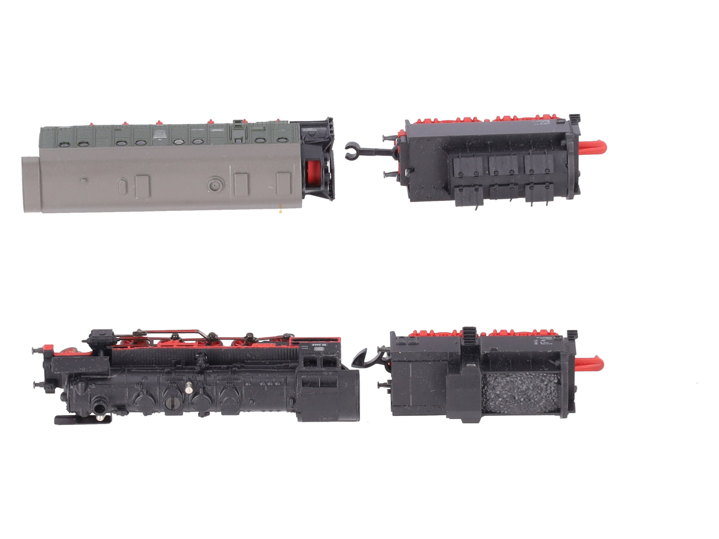 Marklin 81360 Z DB Steam Powered Rotary Snowplow Train Set (Set of 4) LN/Box