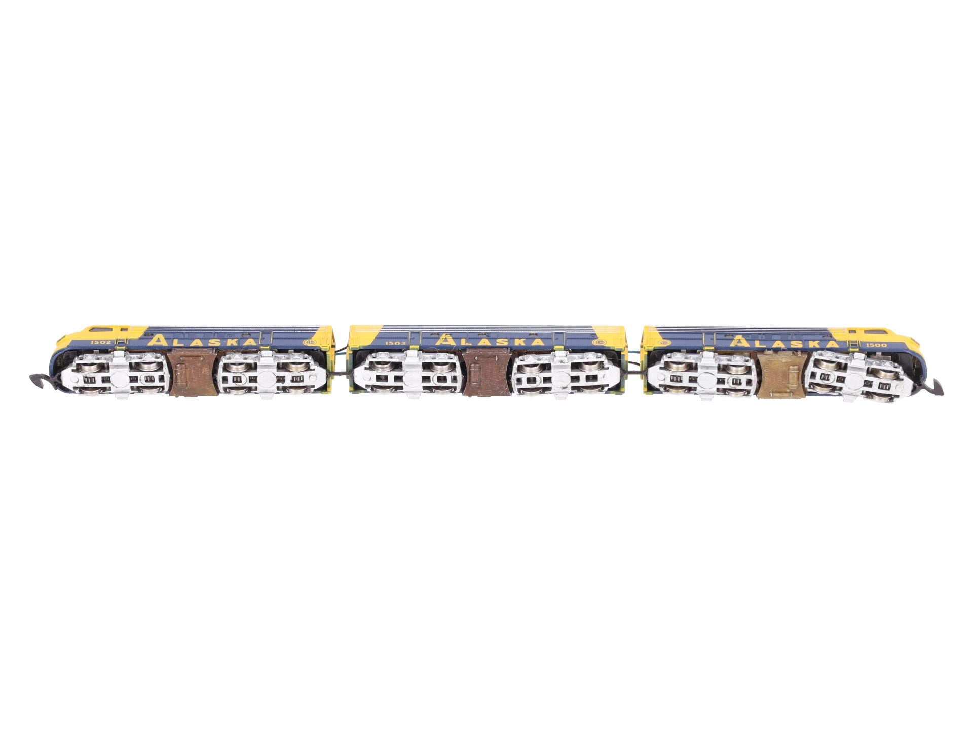 Marklin 8819 Z Scale Alaska Railroad EMD F7 ABA Diesel Locomotive Set EX/Box