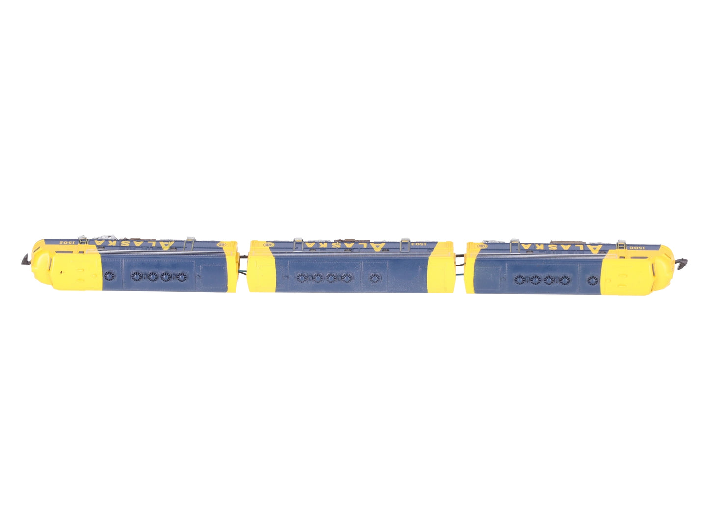 Marklin 8819 Z Scale Alaska Railroad EMD F7 ABA Diesel Locomotive Set EX/Box