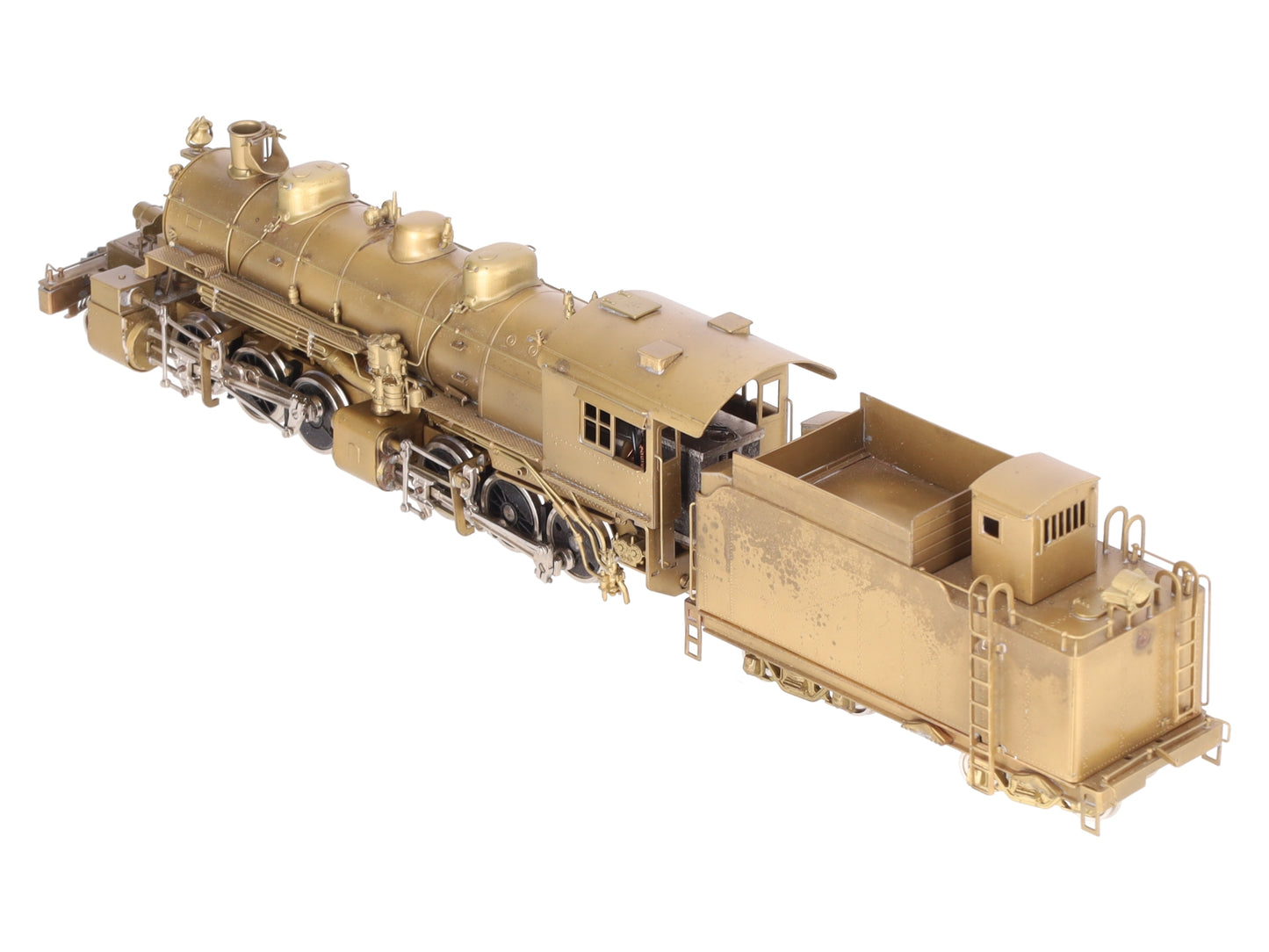 Pacific Fast Mail United BRASS HO Scale Denver & Salt Lake 2-6-6-0 Steam Loco EX/Box