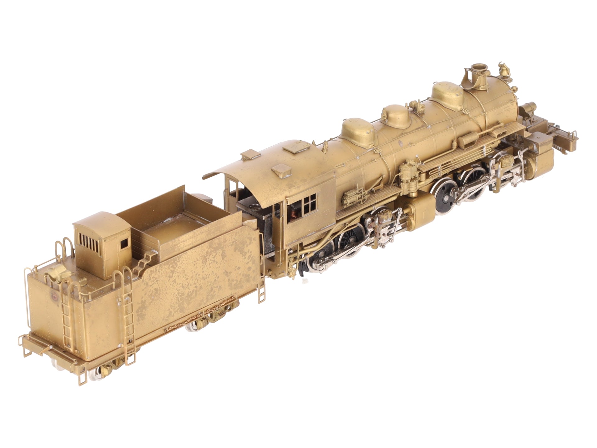 Pacific Fast Mail United BRASS HO Scale Denver & Salt Lake 2-6-6-0 Steam Loco EX/Box