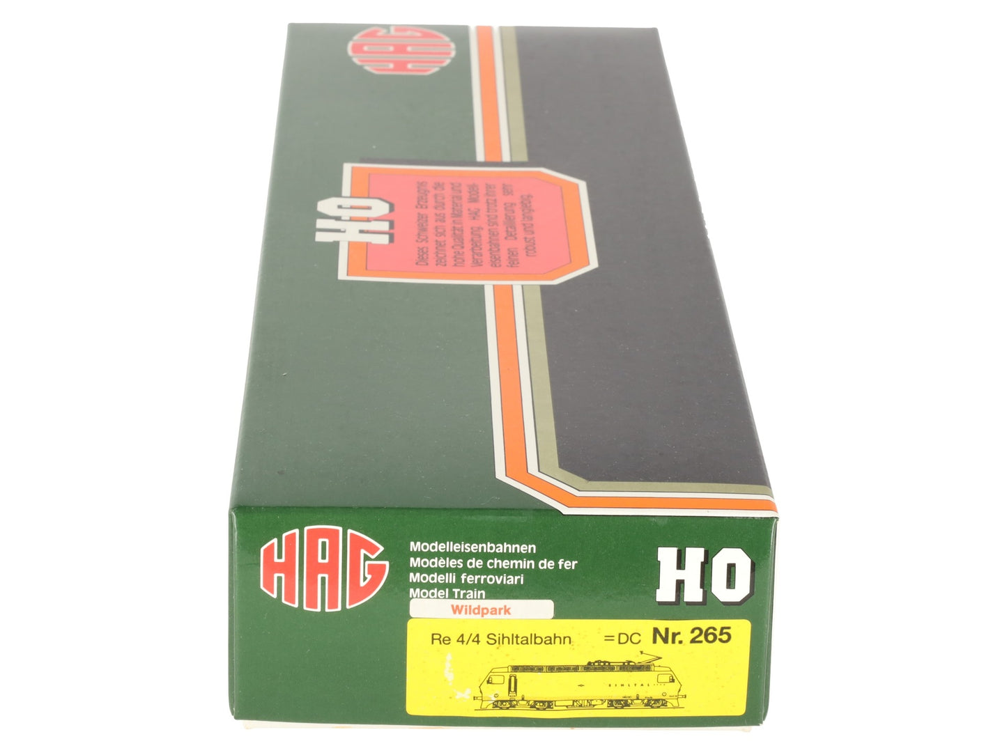 HAG 265 HO Sihltahlbahn "Wildpark" Re 4/4 Electric Locomotive #125 LN/Box