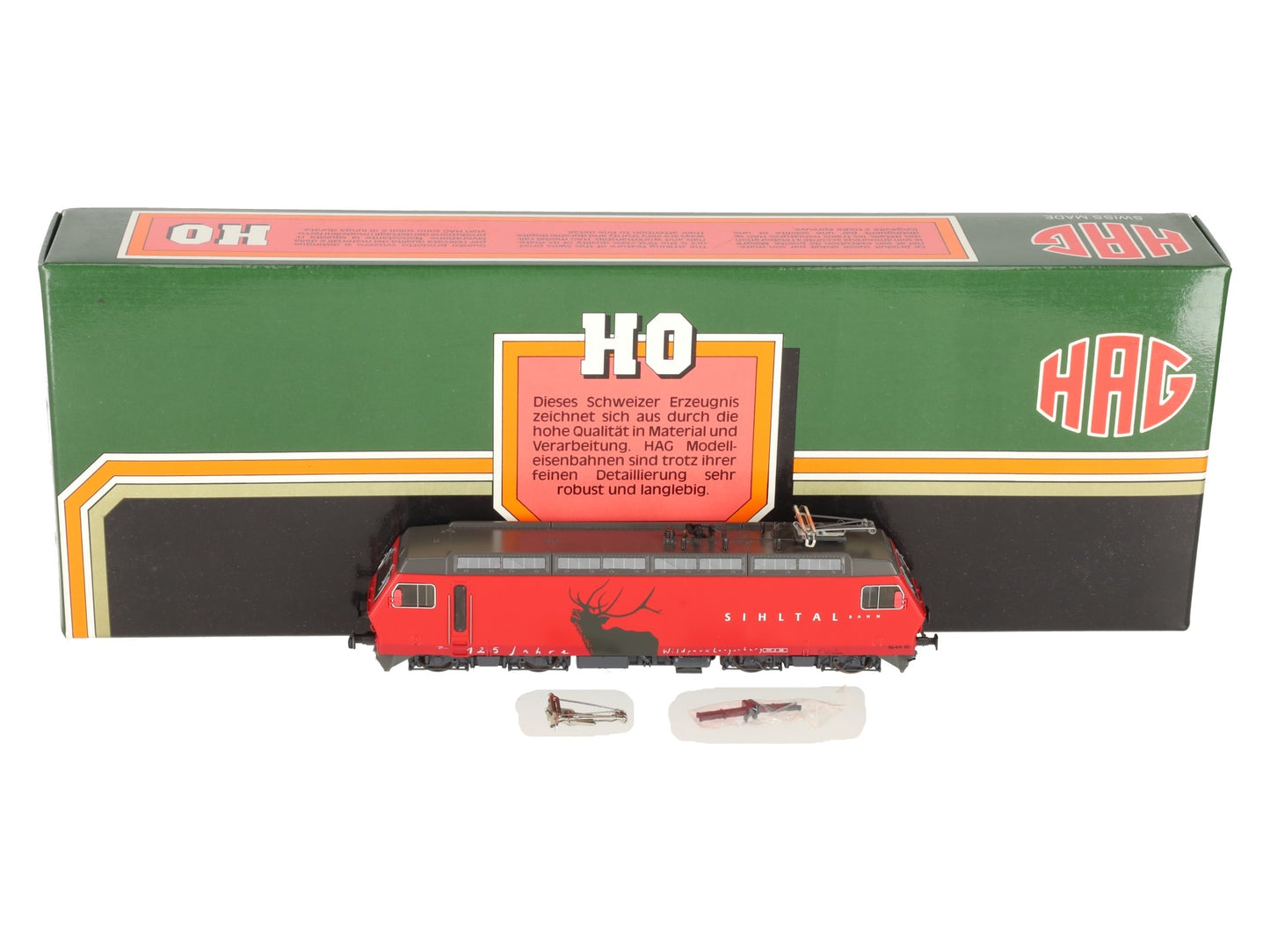 HAG 265 HO Sihltahlbahn "Wildpark" Re 4/4 Electric Locomotive #125 VG/Box