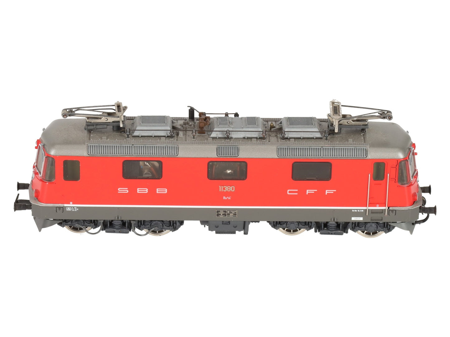 HAG 166 HO SBB rot Re 4/4 " Electric Locomotive #11196 LN/Box
