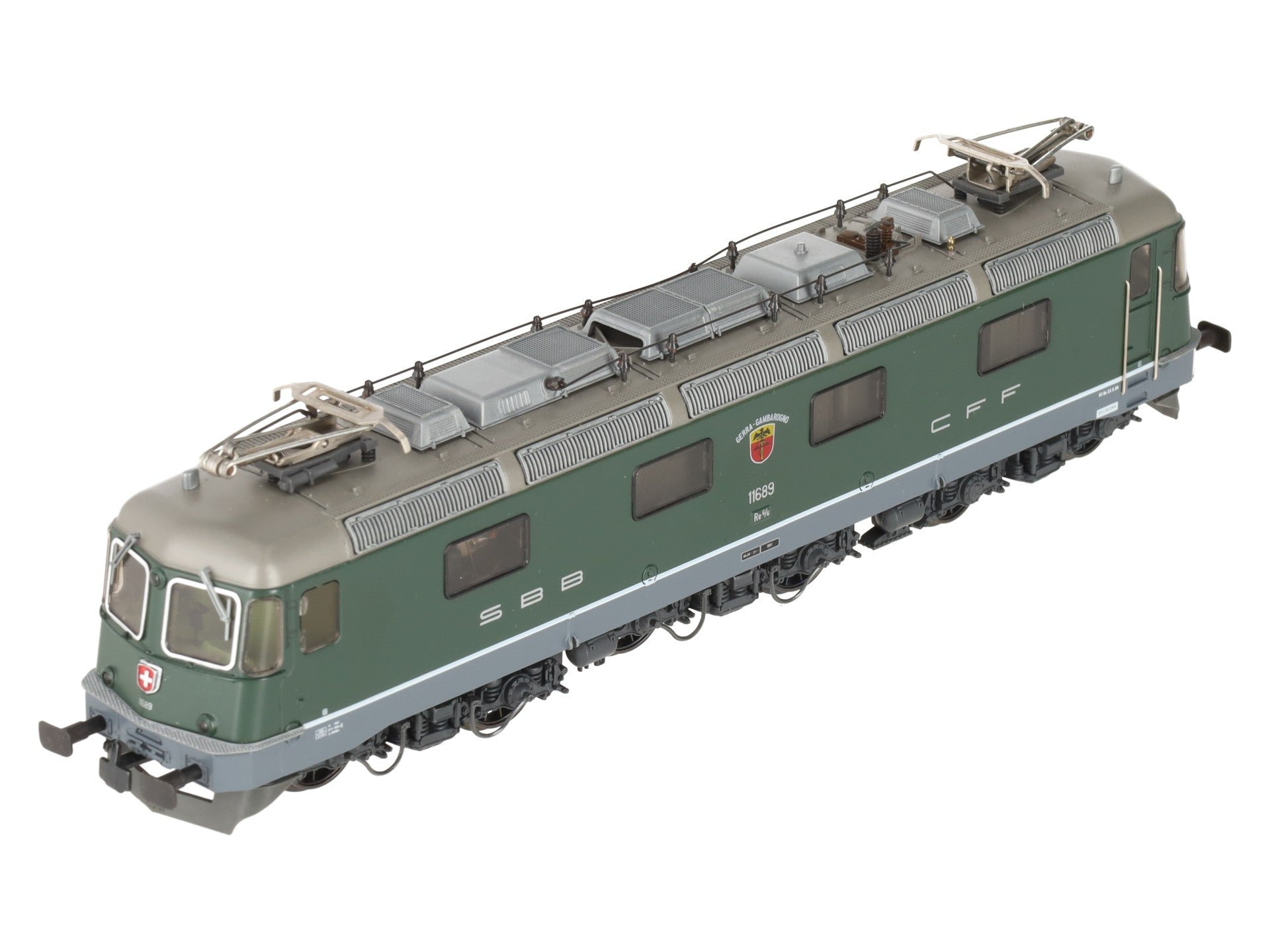 HAG 206 HO Scale SBB Re 6/6 Electric Locomotive #11689 EX/Box