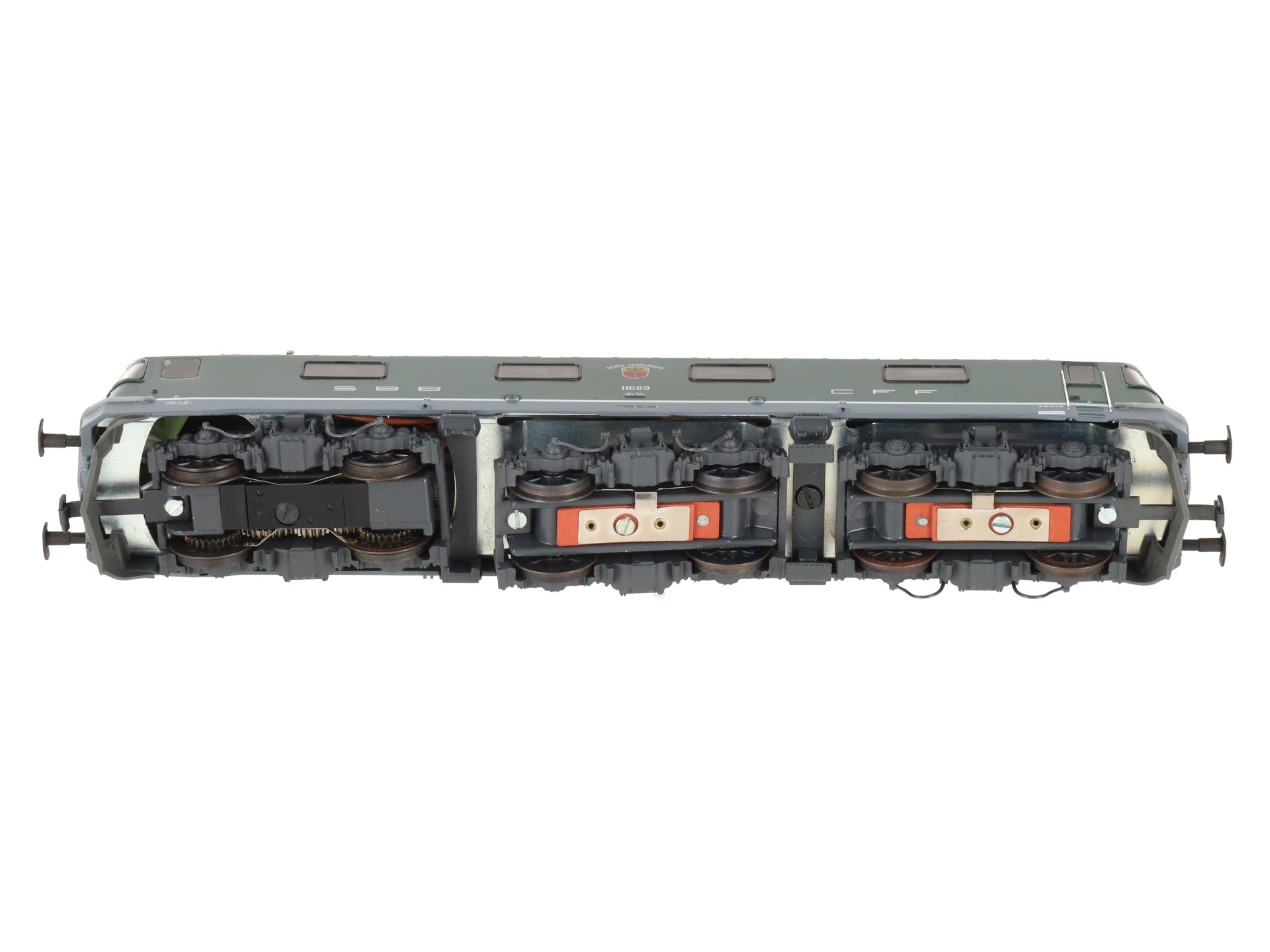 HAG 206 HO Scale SBB Re 6/6 Electric Locomotive #11689 EX/Box