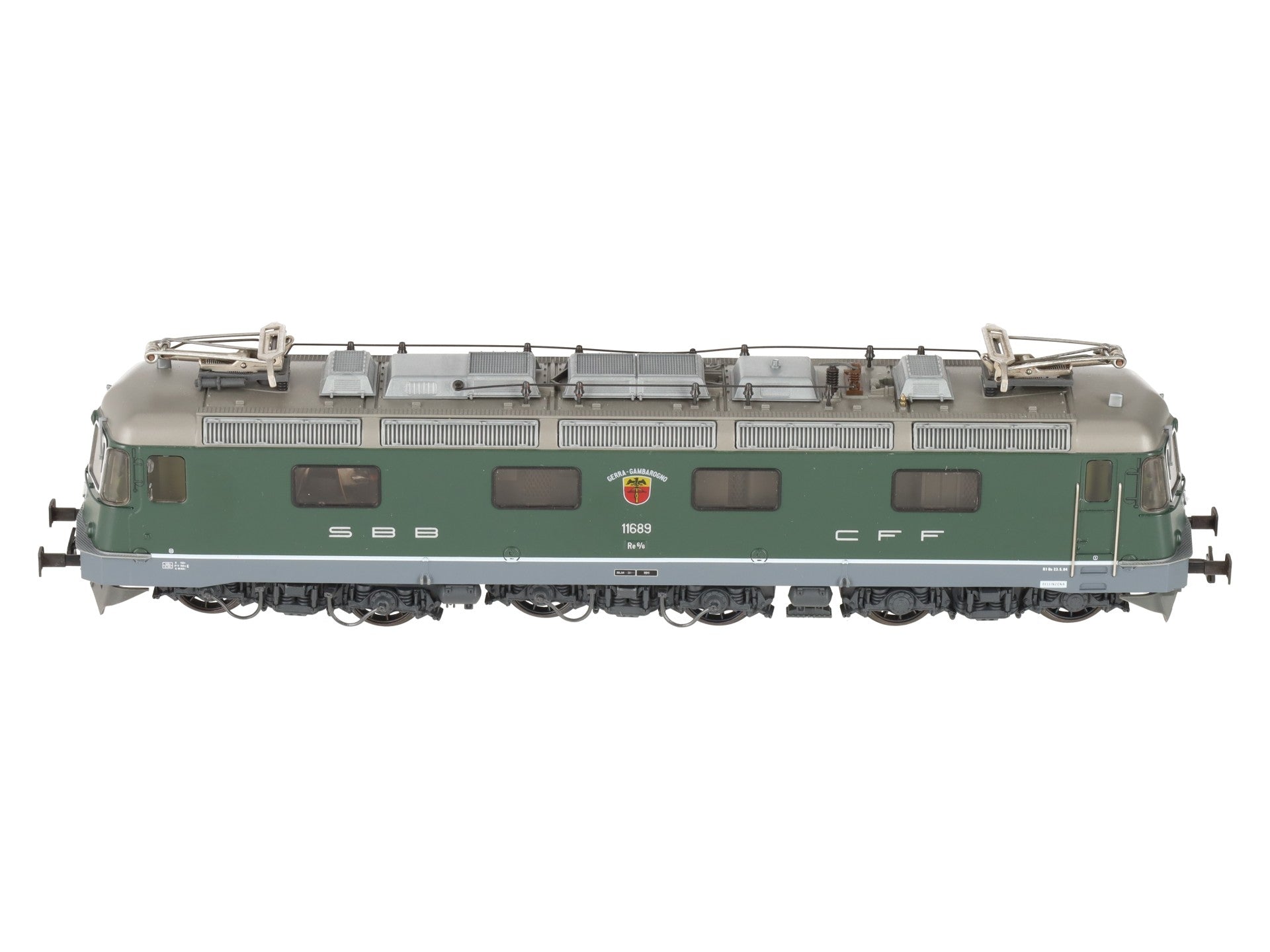 HAG 206 HO Scale SBB Re 6/6 Electric Locomotive #11689 EX/Box