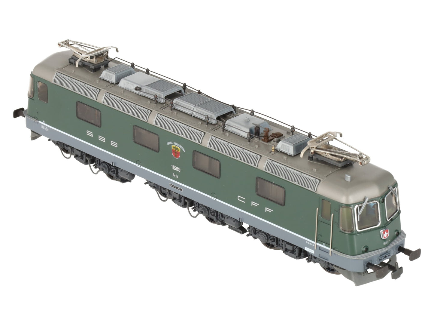 HAG 206 HO Scale SBB Re 6/6 Electric Locomotive #11689 EX/Box