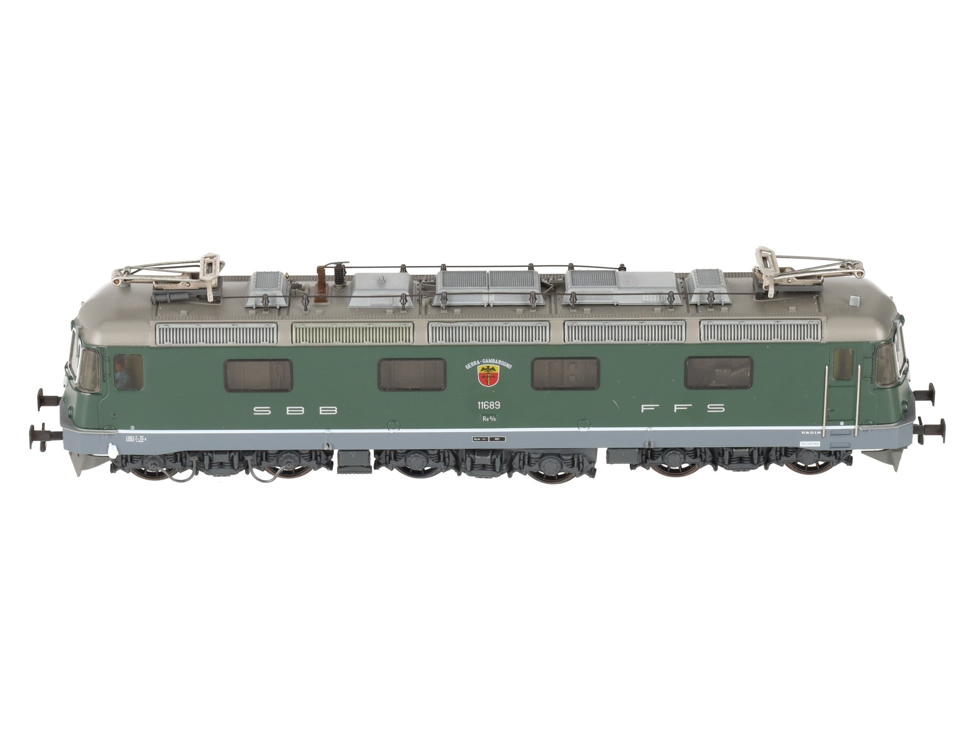 HAG 206 HO Scale SBB Re 6/6 Electric Locomotive #11689 EX/Box