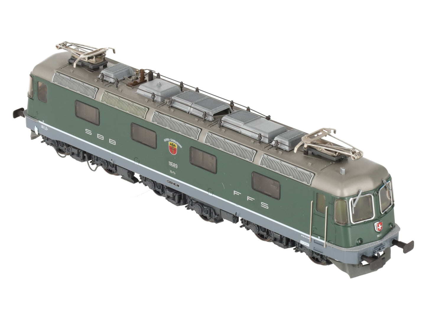 HAG 206 HO Scale SBB Re 6/6 Electric Locomotive #11689 EX/Box