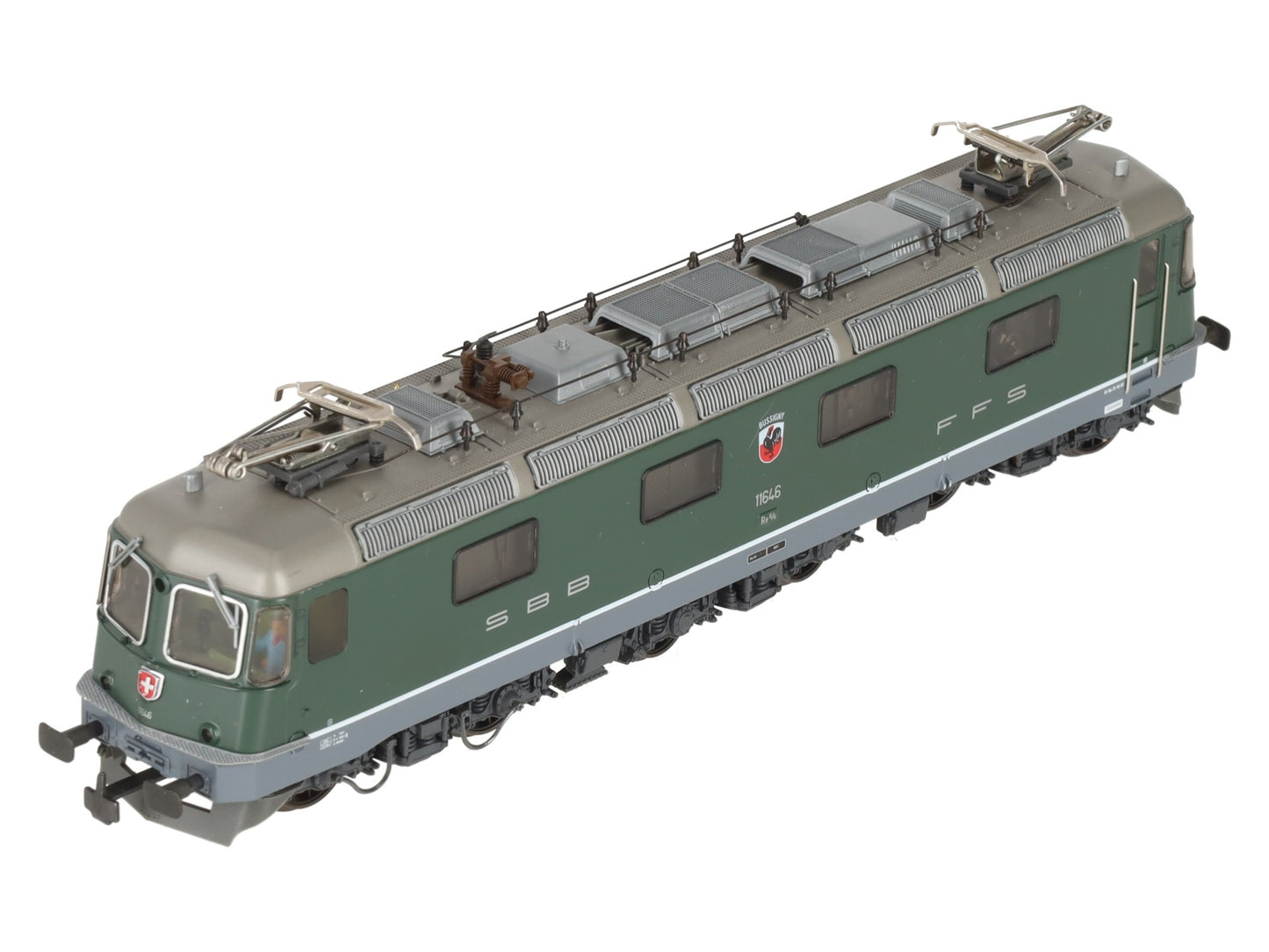 HAG 206 HO Scale SBB Re 6/6 Electric Locomotive #11646 EX/Box