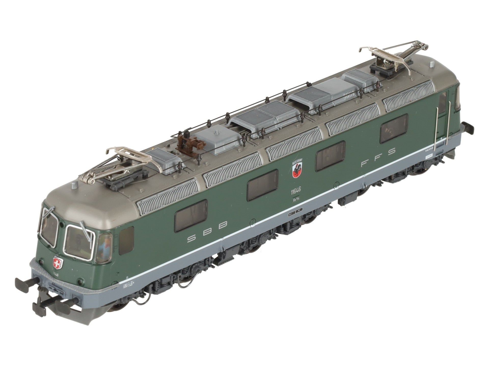 HAG 206 HO Scale SBB Re 6/6 Electric Locomotive #11646 EX/Box