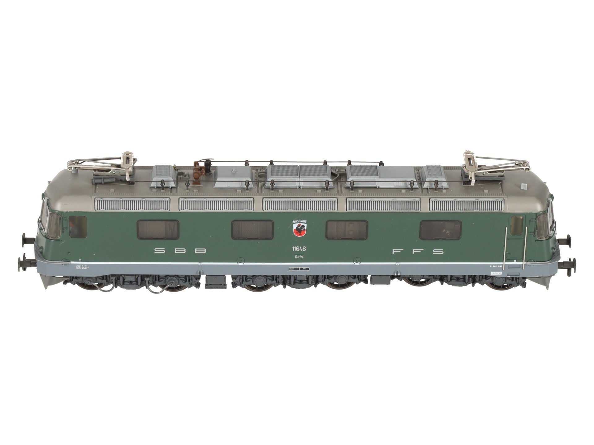HAG 206 HO Scale SBB Re 6/6 Electric Locomotive #11646 EX/Box