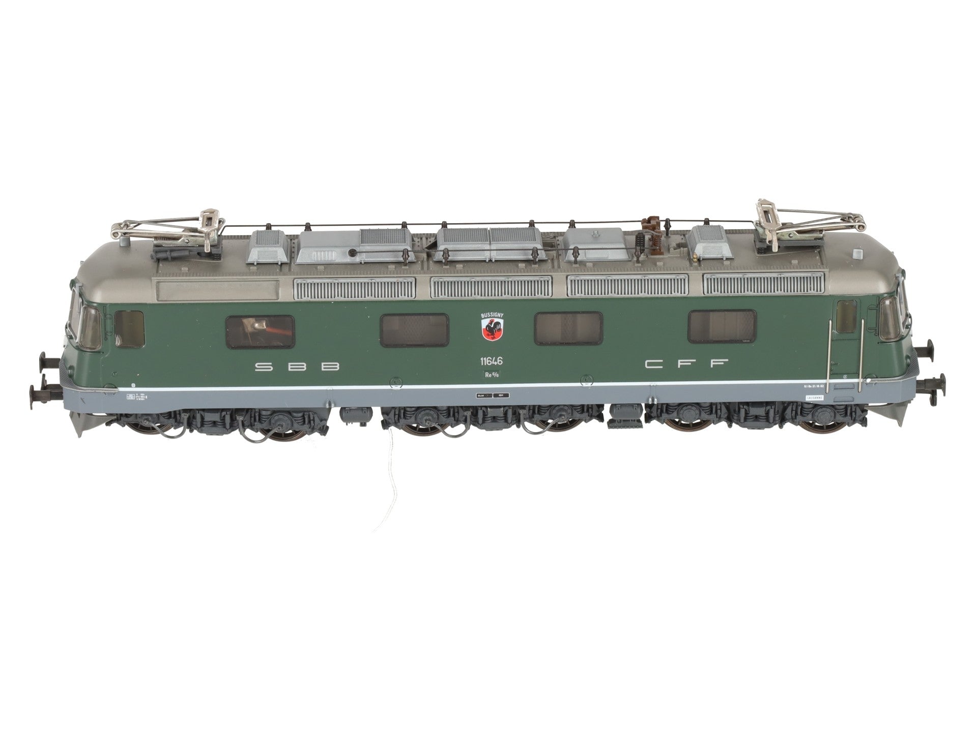 HAG 206 HO Scale SBB Re 6/6 Electric Locomotive #11646 EX/Box