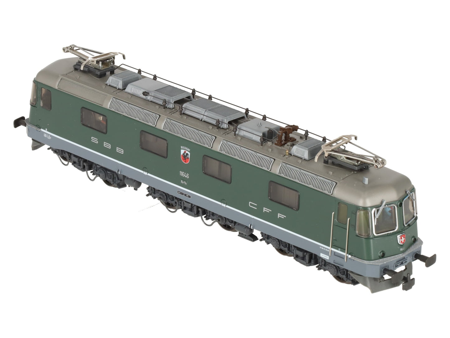 HAG 206 HO Scale SBB Re 6/6 Electric Locomotive #11646 EX/Box