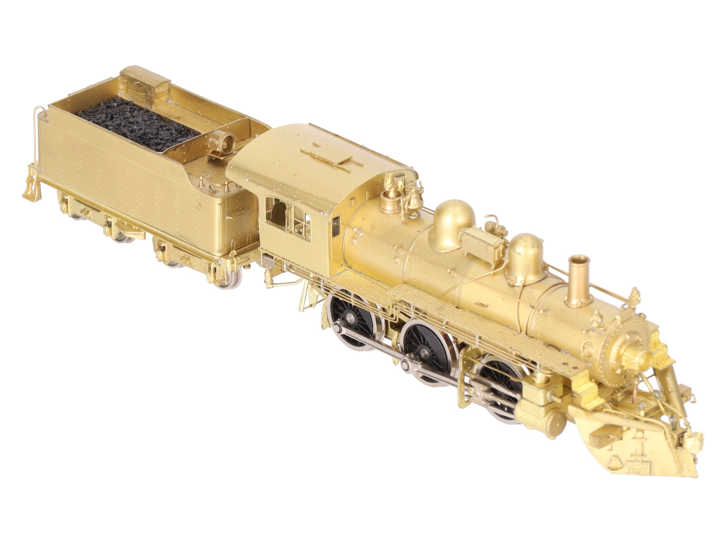 Pacific Fast Mail HO BRASS B&M B-15 2-6-0 Steam Locomotive & Tender -Unpainted EX/Box