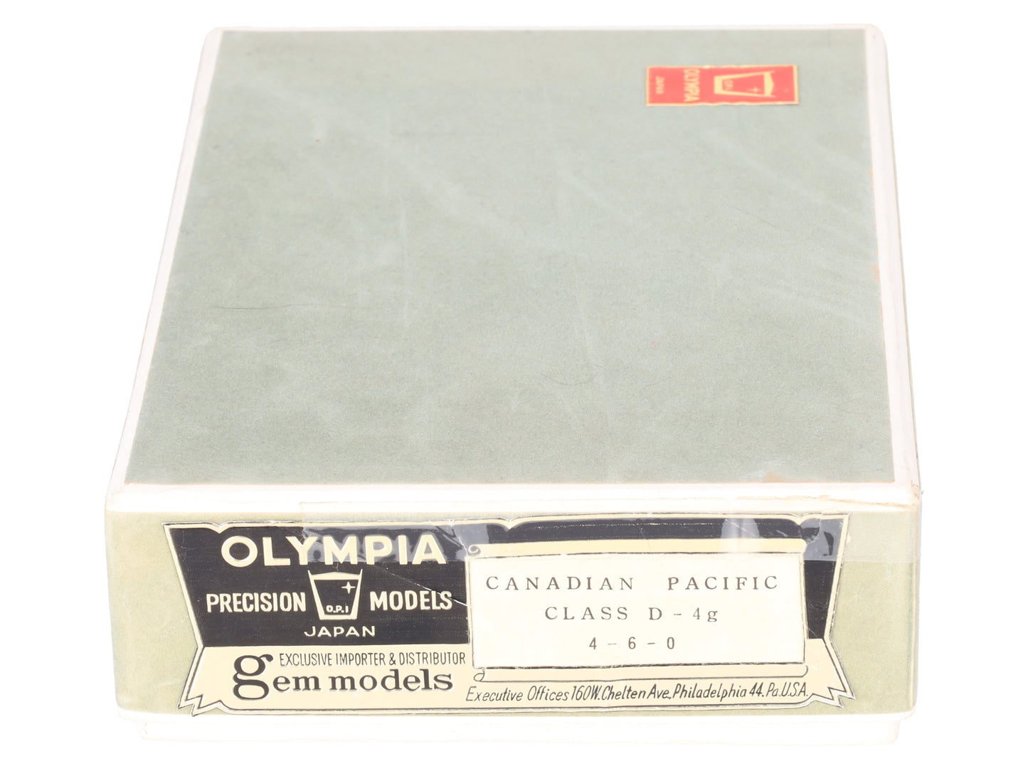 Olympia HO BRASS Canadian Pacific Class D-4g 4-6-0 Steam Locomotive - Unpainted EX/Box