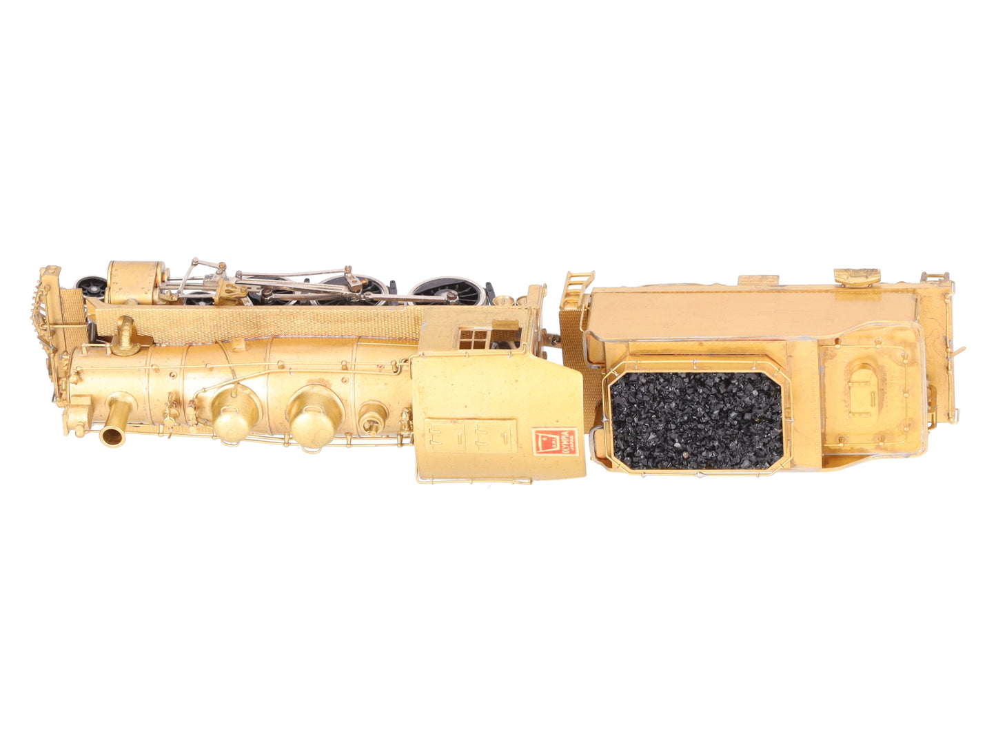 Olympia HO BRASS Canadian Pacific Class D-4g 4-6-0 Steam Locomotive - Unpainted EX/Box