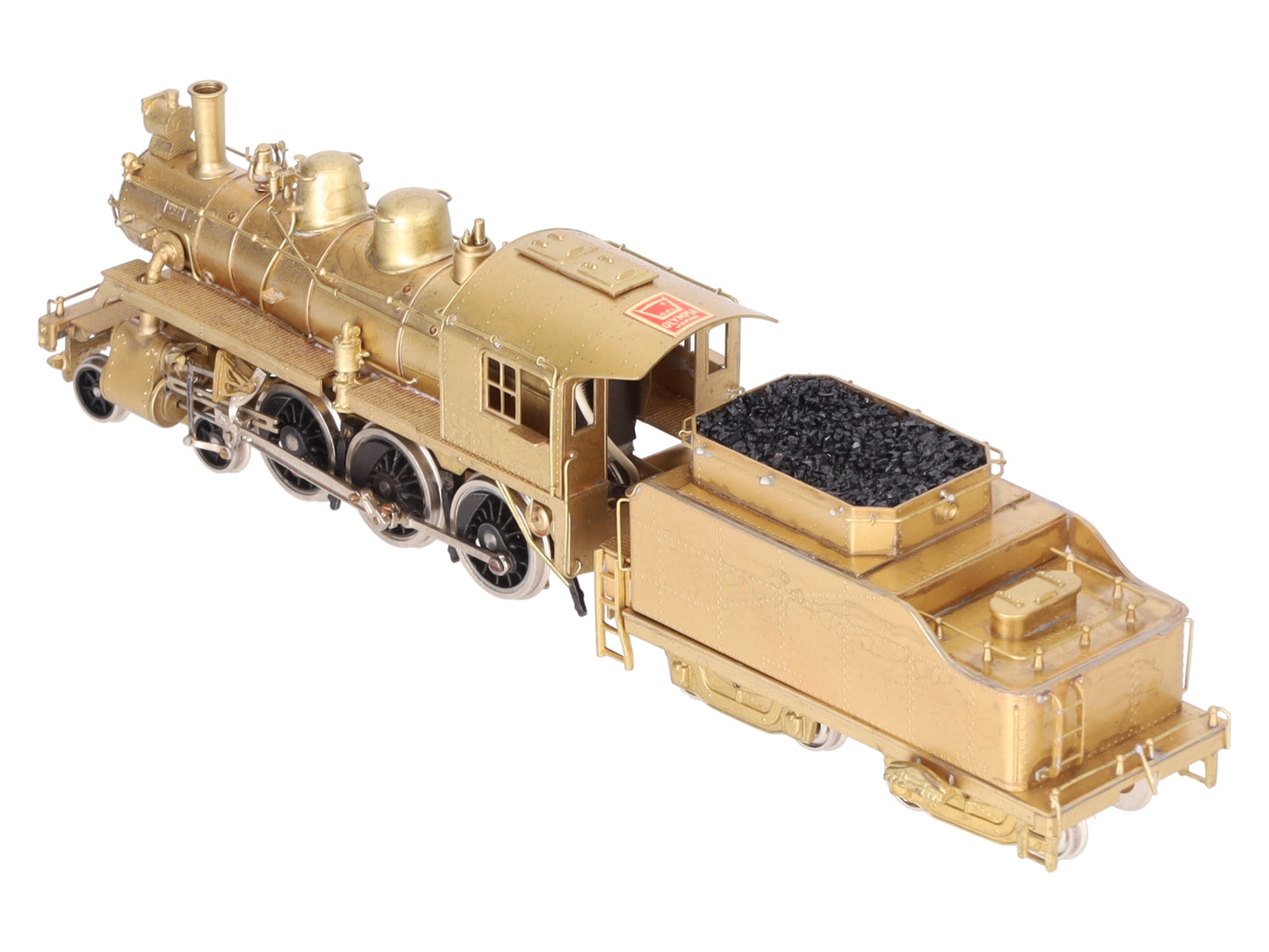 Olympia HO BRASS Canadian Pacific Class D-4g 4-6-0 Steam Locomotive - Unpainted EX/Box