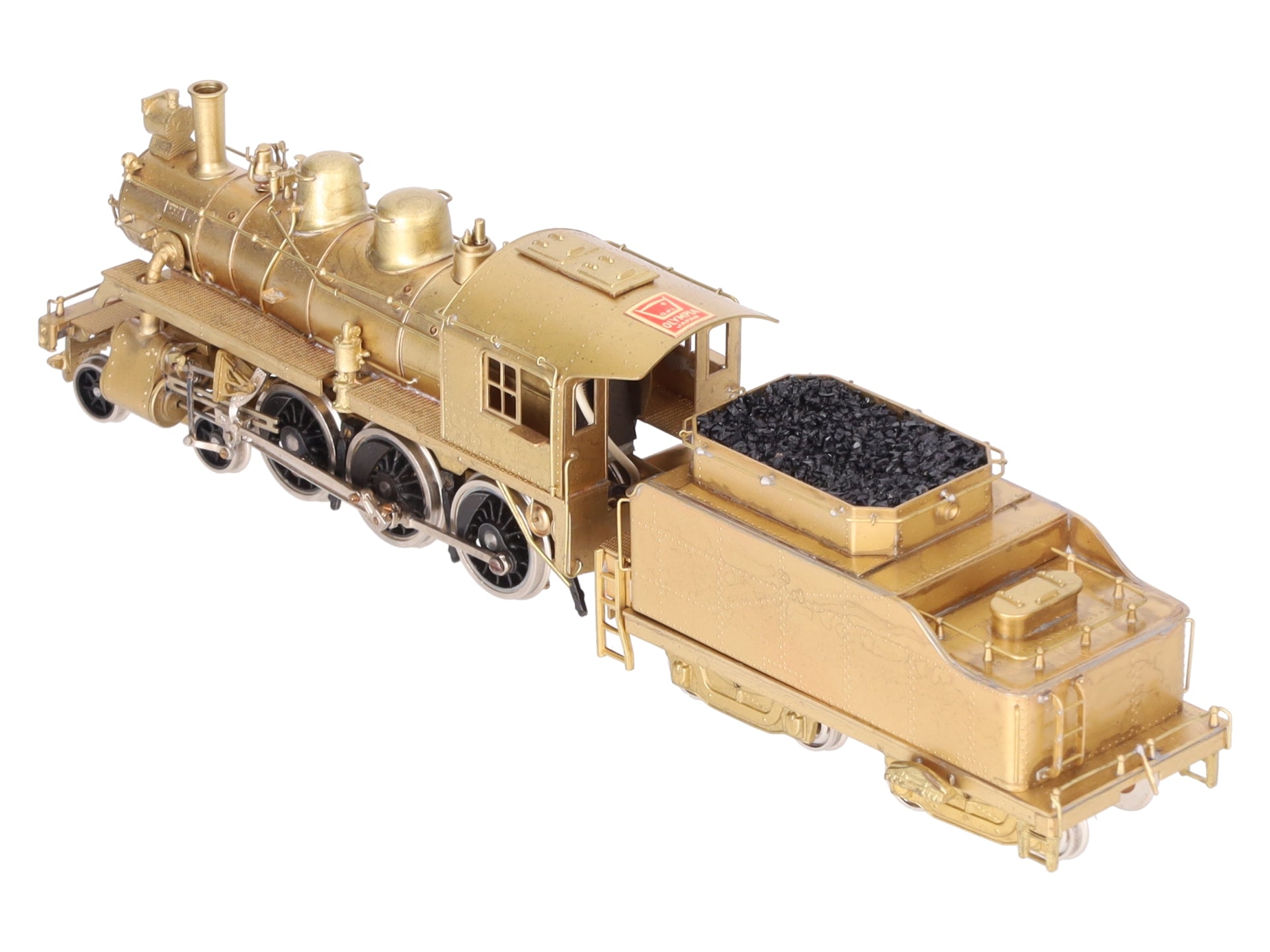 Olympia HO BRASS Canadian Pacific Class D-4g 4-6-0 Steam Locomotive - Unpainted EX/Box