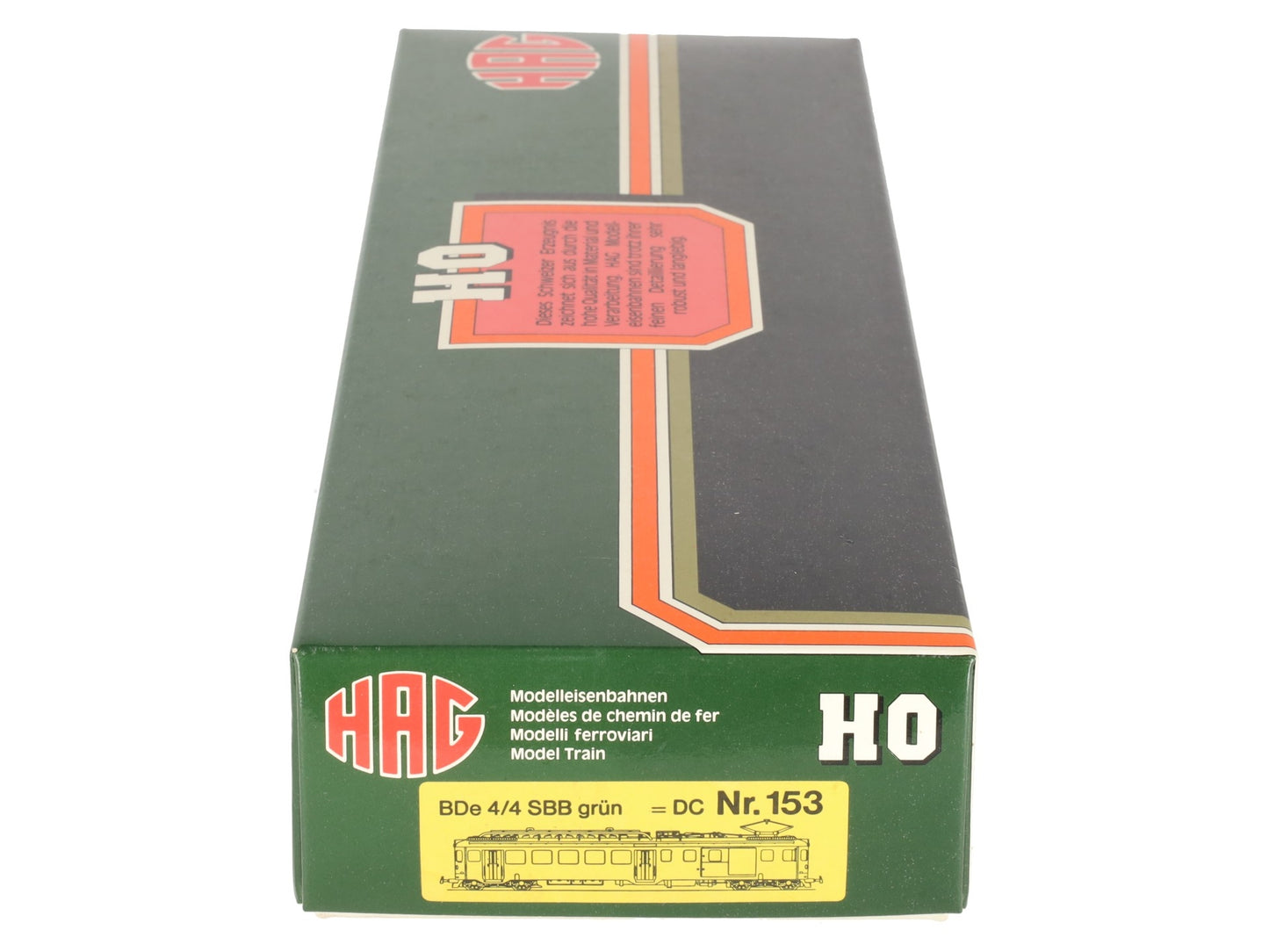 HAG 153 HO Scale BDe 4/4 SBB Swiss Electric Locomotive #1645 EX/Box